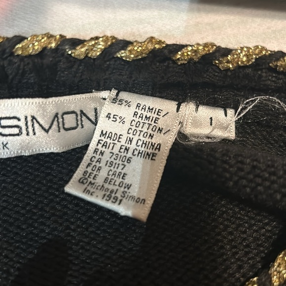 Vintage Michael Simon Year of the Dragon Beaded and Sequined Dragon Sweater. - Picture 11 of 12